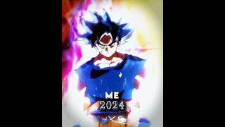 Me 2024 Vs Me 2022  edit anime goku sukuna [upl. by Nerot317]