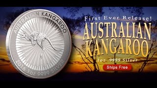 First Year of Issue 2016 P Australian Kangaroo 1oz 9999 Silver BU [upl. by Horter]