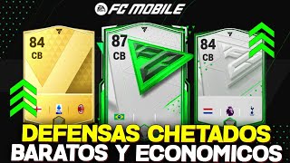 DEFENSAS BARATOS CHETADOS y MUY ROTOS PARA COMPRAR y MEJORAR EL TEAM  FC MOBILE 24 [upl. by Omrellug]