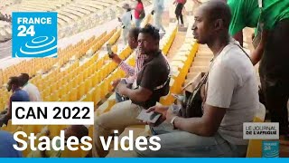 CAN2022  des stades largement désertés pendant le tournoi • FRANCE 24 [upl. by Ahseikal]