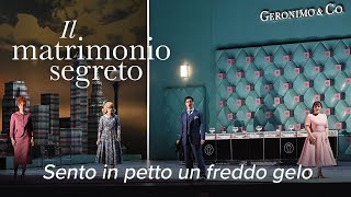 Sento in petto un freddo gelo – IL MATRIMONIO SEGRETO Cimarosa – Teatro Regio di Parma [upl. by Annoet]