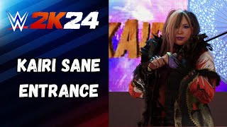 WWE 2K24  Kairi Sane Entrance [upl. by Enak]