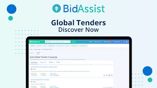 View All Global Tender Details amp Tender Results Download Global Tender Documents only on BidAssist [upl. by Jacquelyn]