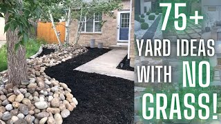 75 No Grass Front Yard Design Ideas  Yard No Grass Landscape Ideas  Front Yard Idea No Grass [upl. by Elayne488]