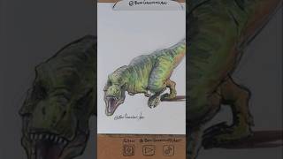 Dinosaur Marker Sketch Dinosaur Artwork [upl. by Avalsorim]