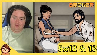 Archer  5x12 amp 13  Filibuster and ArrivalDeparture  Reaction [upl. by Pollie]