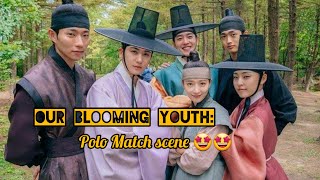 Park Hyung Sik🤩 Our Blooming Youth Polo Match Scene 2023💕 Memories revisited My Favourite Drama🤩 [upl. by Vipul]