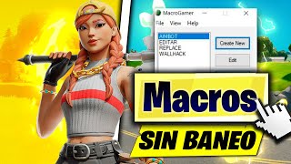 ✅COMO INSTALAR MACROS para Fortnite️ Teclado ️Remplazar Agacharse Editar [upl. by Akcirred]