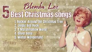 BLENDA LEEs CHRISTMAS SONGS 3  Hour Playlist 🎅 Never Get Tired of Listening [upl. by Evod]