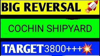 COCHIN SHIPYARD SHARE LATEST NEWS TODAYCOCHIN SHIPYARD SHARE ANALYSISCOCHIN SHIPYARD SHARE [upl. by Carole]