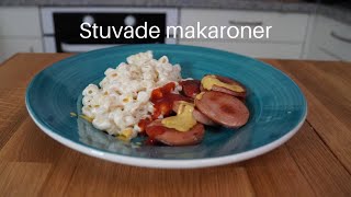 Stuvade makaroner I Mjölk kokta makaroner [upl. by Niltag]