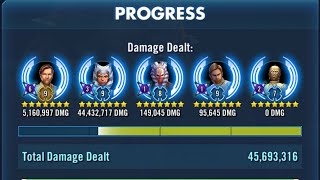 NEW PostNerf CPit P1 Full Solo  11235 SWGOH Challenge Rancor [upl. by Nesyla]