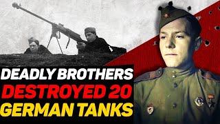 How DEADLY armorpiercers DESTROYED 20 german tanks with antitank rifles WW2 documentary [upl. by Akemrej]