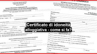 Idoneità alloggiativa stranieri in Italia La guida completa [upl. by Eterg]