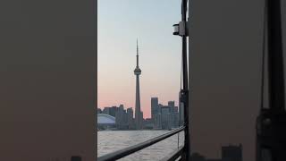 Toronto Island Ferry Tour 💕Waterfront Skyscrspers ❤️Sunset Views [upl. by Ulrick237]