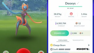 DEOXYS Speed Forme Without RAID High IVs  Pokémon GO shorts [upl. by Selmner]