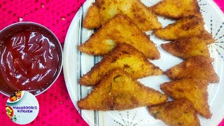 Crispy and Tasty Bread Bites Potato Masala Bread Bite recipe New Recipe MK [upl. by Edniya796]