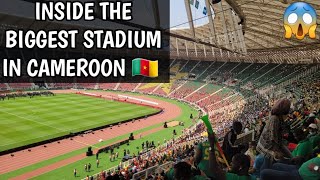 INSIDE THE BIGGEST STADIUM IN CAMEROON 🇨🇲 IN 2023 [upl. by Erdah]