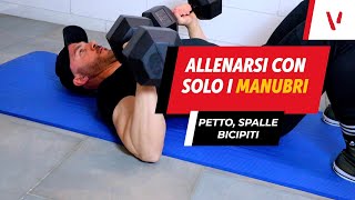 Allenamento petto e bicipiti con i manubri esercizi efficaci [upl. by Sina]