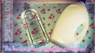 Spécial DIY n°4 quotMa lessive et mon assouplissant maisonquot [upl. by Frymire]