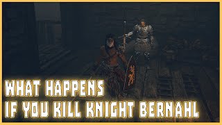 Elden Ring  What Happens if You Kill Knight Bernahl at Warmasters Shack Early [upl. by Akim]