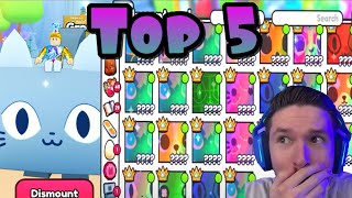 😱The Top 5 RICHEST Pet Simulator 99 Players In the WORLD 🌎 [upl. by Nahtnhoj942]