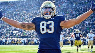 The most underrated prospect in the draftChase Claypool Notre Dame highlightsGoing Bad [upl. by Ayanet776]