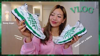 VLOG  Hidden NY x ASICS GelNYC Nike Air Max Dn Sonny Angel [upl. by Herwig959]