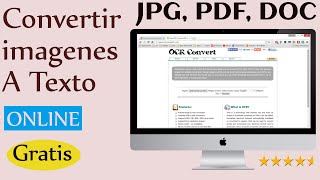 Como convertir imagenes a texto OCR Escaner Online Gratis [upl. by Assenay]