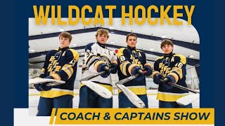 River Falls Wildcats Hockey Coaches amp Captains Show  LIVE from Juniors [upl. by Ynolem137]