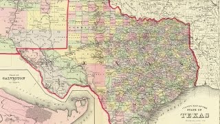 Map of Texas Cities 1856 [upl. by Mahla346]