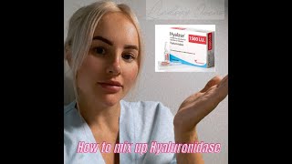 Hyaluronidase  How To Reconstitute [upl. by Adhern]