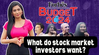 Budget 2024 What do stock market investors want [upl. by Meerek]