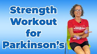 Parkinsons Strength Workout with Hand Weights [upl. by Hbaruas]