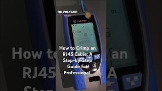 How to Crimp an RJ45 Cable A StepbyStep Guide for Professional Tool shortsfeed jioairfiber [upl. by Nnodnarb]