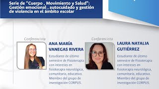 Gestión emocional  autocuidado y gestión de violencia en el ámbito escolar [upl. by Dorina528]