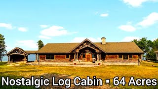 Michigan lakefront Cabins For Sale  64 acres Waterfront Property For Sale  Michigan Land For Sale [upl. by Line]