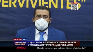 Ezequiel Molina hijo ve contradictorio que Abinader se defina provida y respalde causales de aborto [upl. by Gerrilee]