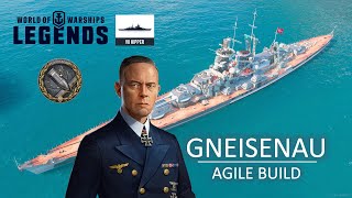 Gneisenau  Agile Build World of Warships Legends Xbox SX [upl. by Skiba]