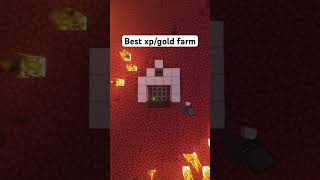 Best xpgold farm in Minecraft minecraft shorts [upl. by Urien]