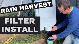 Installing a Monjolin Rainwater Cistern Pre Filter [upl. by Anavlys]