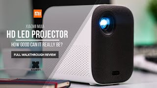 Xiaomi Mijia HD Projector Youth Edition Full walkthrough review Xiaomify [upl. by Virgil374]