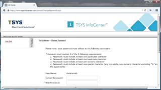 How to login to TSYS InfoCenter for customized payment processing data and reports [upl. by Zasuwa66]