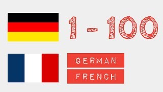 Les chiffres en allemand et français de 1 à 100  pour débutant [upl. by Barmen105]