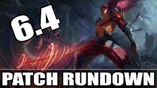 LOL PATCH 64 German Deutsch Patchnotes Rundown 2016 Season 6  Bloodmoon Dominion Buffs Nerfs [upl. by Anirdua503]