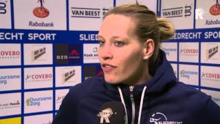 Angelique Vergeer na afloop van Sliedrecht Sport  Peelpush [upl. by Arleta]