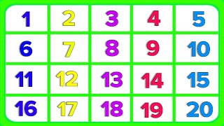 Counting 1 to 20123 CountingCountingCounting for KidsNumbers123 For KidsZ Math Fun🌟 [upl. by Reivaxe322]