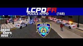 GTA 4 EFLC MOD LCPDFR RC32 POLICE PATROL NYPD TIME SQUARE CENTRAL PARK MANHATTAN BROADWAY [upl. by Yntirb]