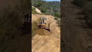 Widening the road heavyequipment chrysotileaz explorearizona minetown [upl. by Eikcor]