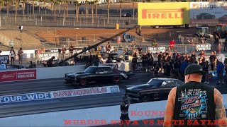 Street Outlaws 2023 No prep Kings Round 2 npk las vegas Murder Nova vs Nate Sayler winners [upl. by Nodyarb]